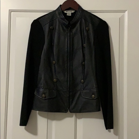 Peter Nygard Leather Jacket 6-8 - Picture 3 of 5
